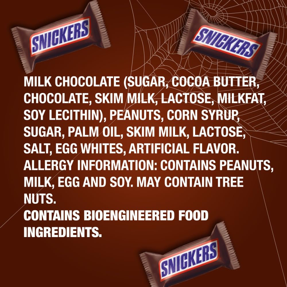 SNICKERS Original Fun Size Bars, Grab-and-Go Tailgate Treat for Football Watch Parties in the Park, 10.59oz Bag