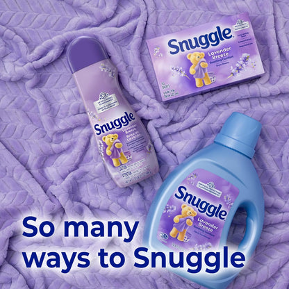 Snuggle Lavender Breeze Dryer Sheets 230 Ct, Soothing Comfort for Personal Care Routine, Reduces Static and Wrinkles