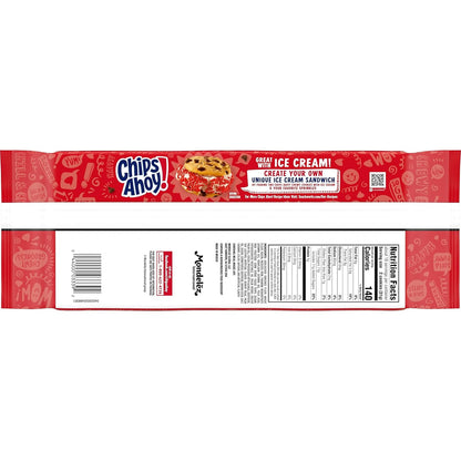 CHIPS AHOY! Soft Chewy Chocolate Chip Cookies, Kid-Sized Snacks for Lunches and After-School Treats