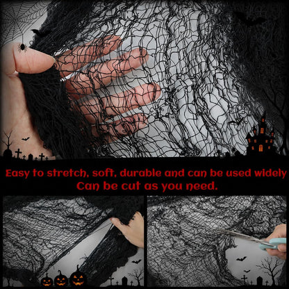 soft and stretchy gauze material for creative manipulation