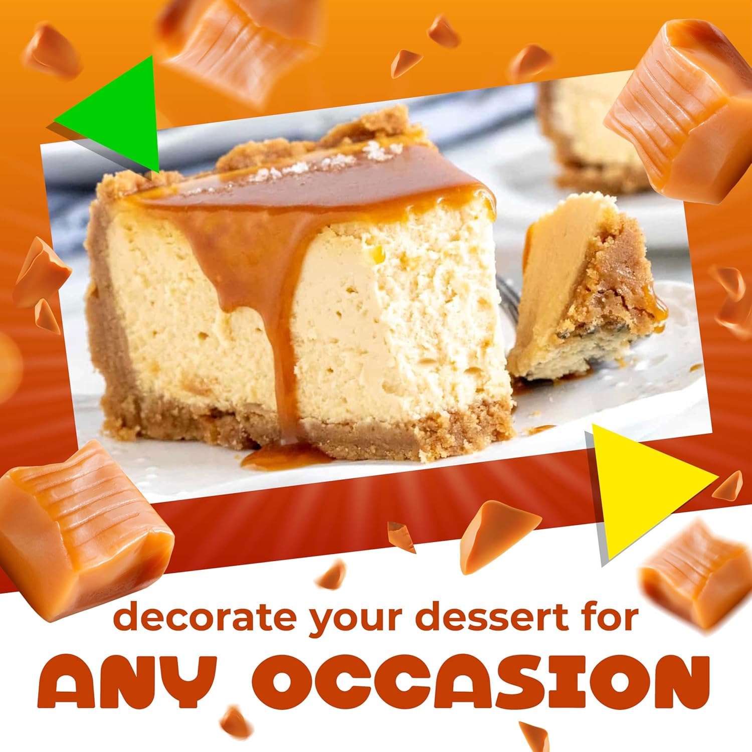 soft chewy square shape designed to melt evenly for sauces and baking