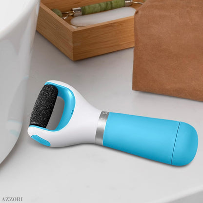 Soft-Layers Pedicure Foot Care Kit – Valentine's Day Gift for Her, Portable Callus Remover with Replaceable Roller Head