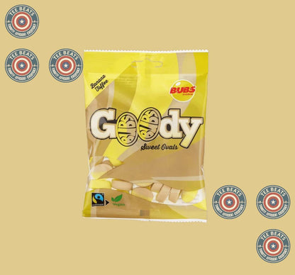 soft oval-shaped candy pieces in resealable-friendly bag format