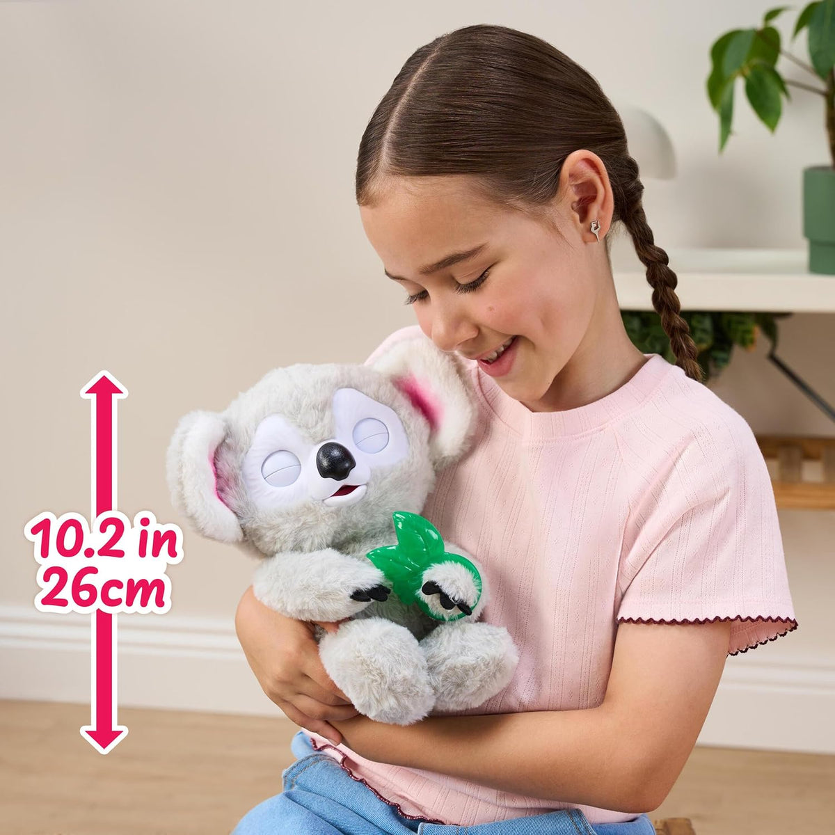 soft plush outer material in a kid-friendly 11.81 x 5.31 x 10.24 inch form factor safe for ages 4+