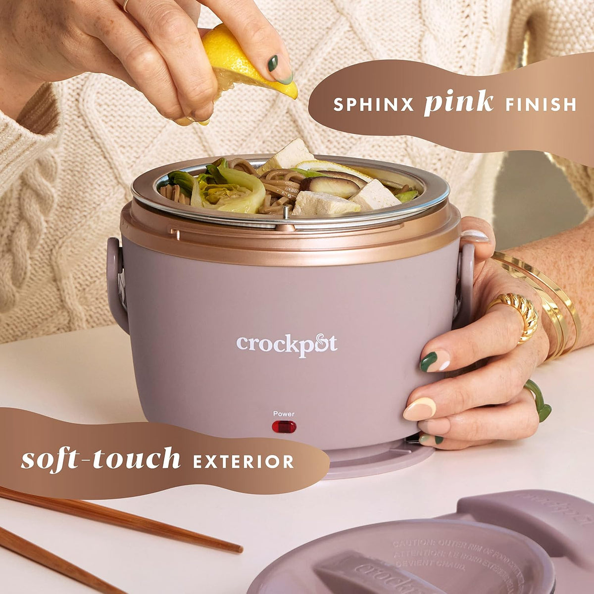 soft-touch matte rubberized exterior finish