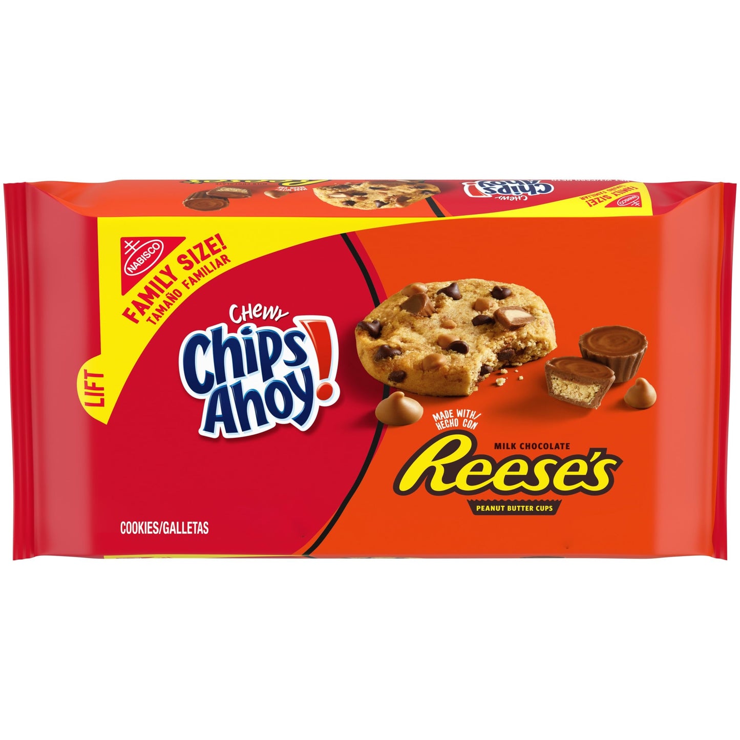 soft variety has chewy texture with solid reese's chunks