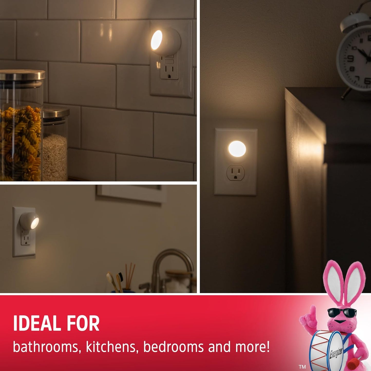 soft white led output in a glossy white or brushed nickel finish