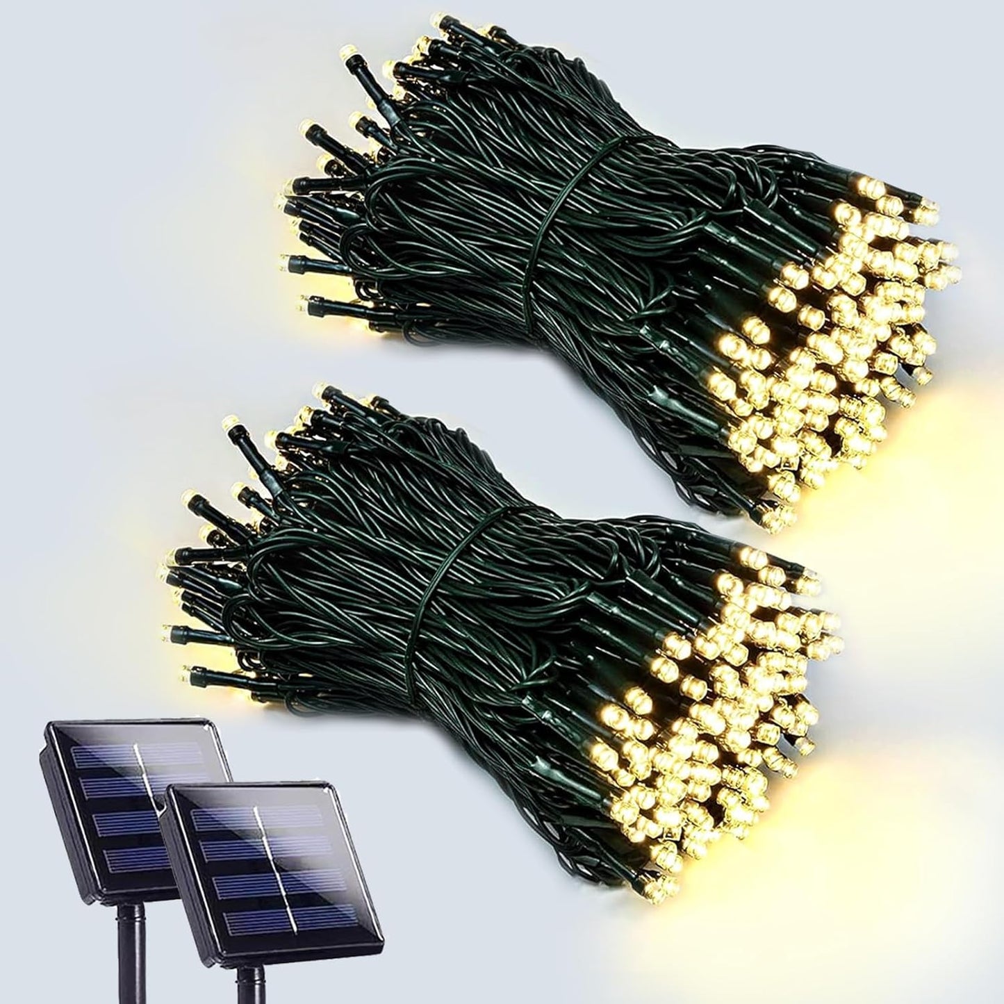 solar-powered with upgraded larger solar panel and higher-capacity battery for 8–10 hour runtime