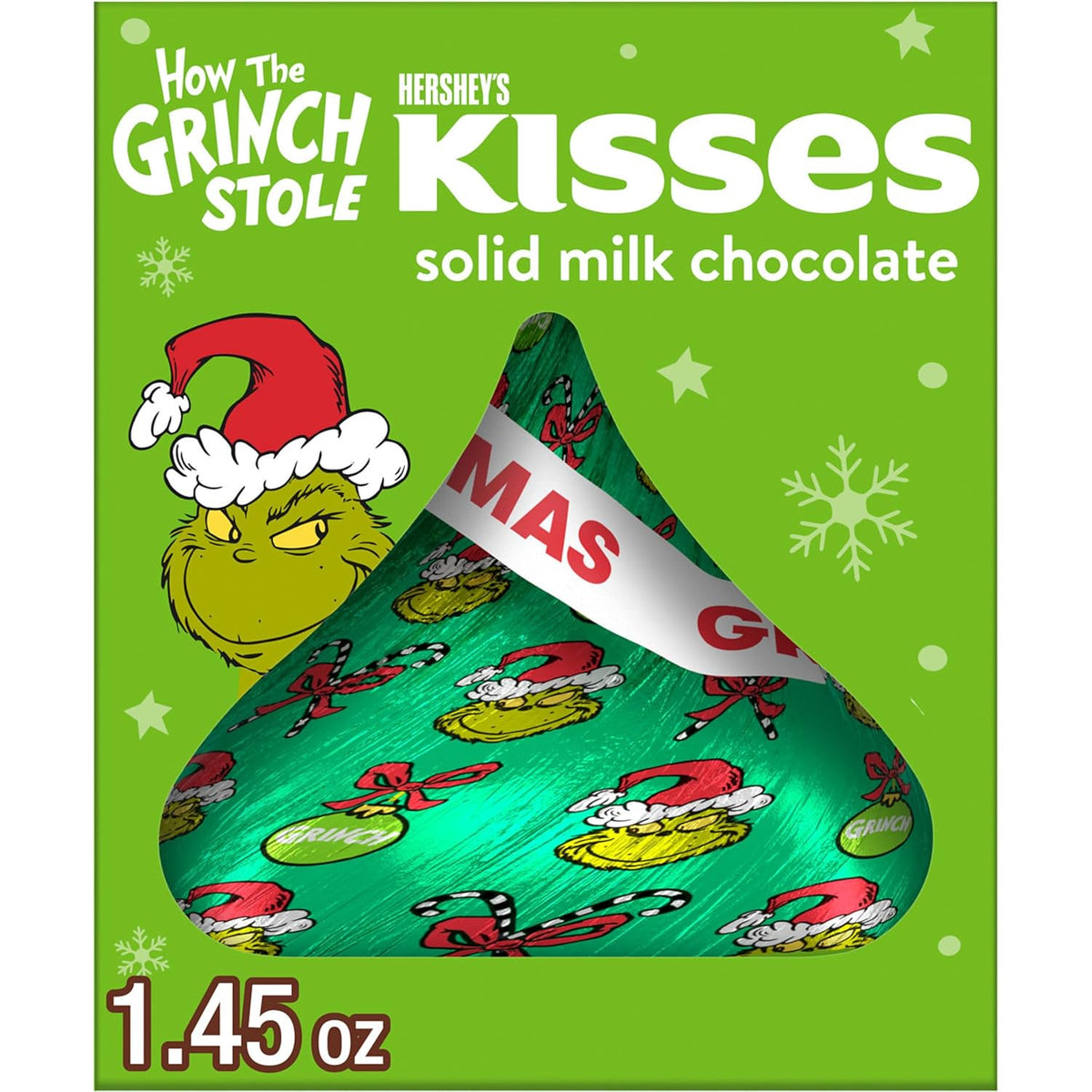 solid milk chocolate in the recognizable cone-shaped hershey's kisses format