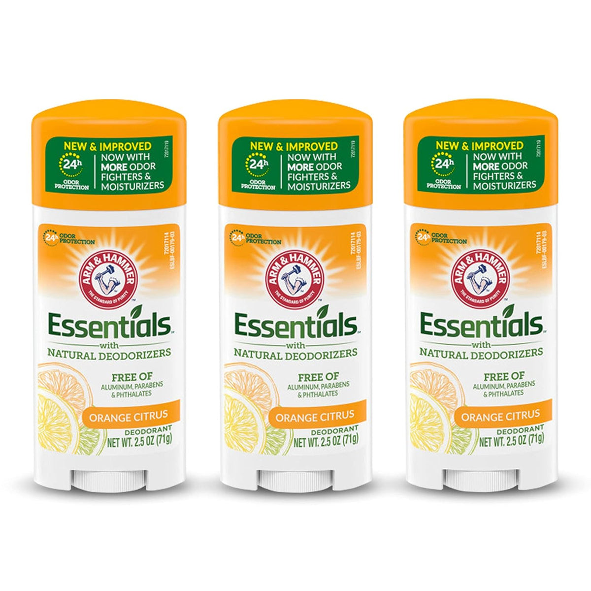 solid oval stick format, 2.5 oz per unit, available in packs of 1, 3, 4, or 10