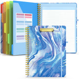 Sooez Spiral Clipboard Folio – Minimalist 3-in-1 Organizer Replacing Clipboard, Folder, and Notebook