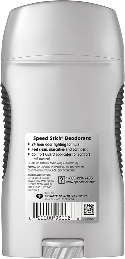 Speed Stick Solid Deodorant Ocean Surf – Clean Design No-Residue Deodorant for Capsule Bathrooms
