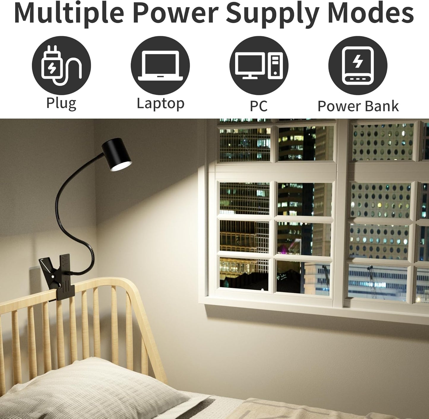 spring-loaded clip-on clamp mount