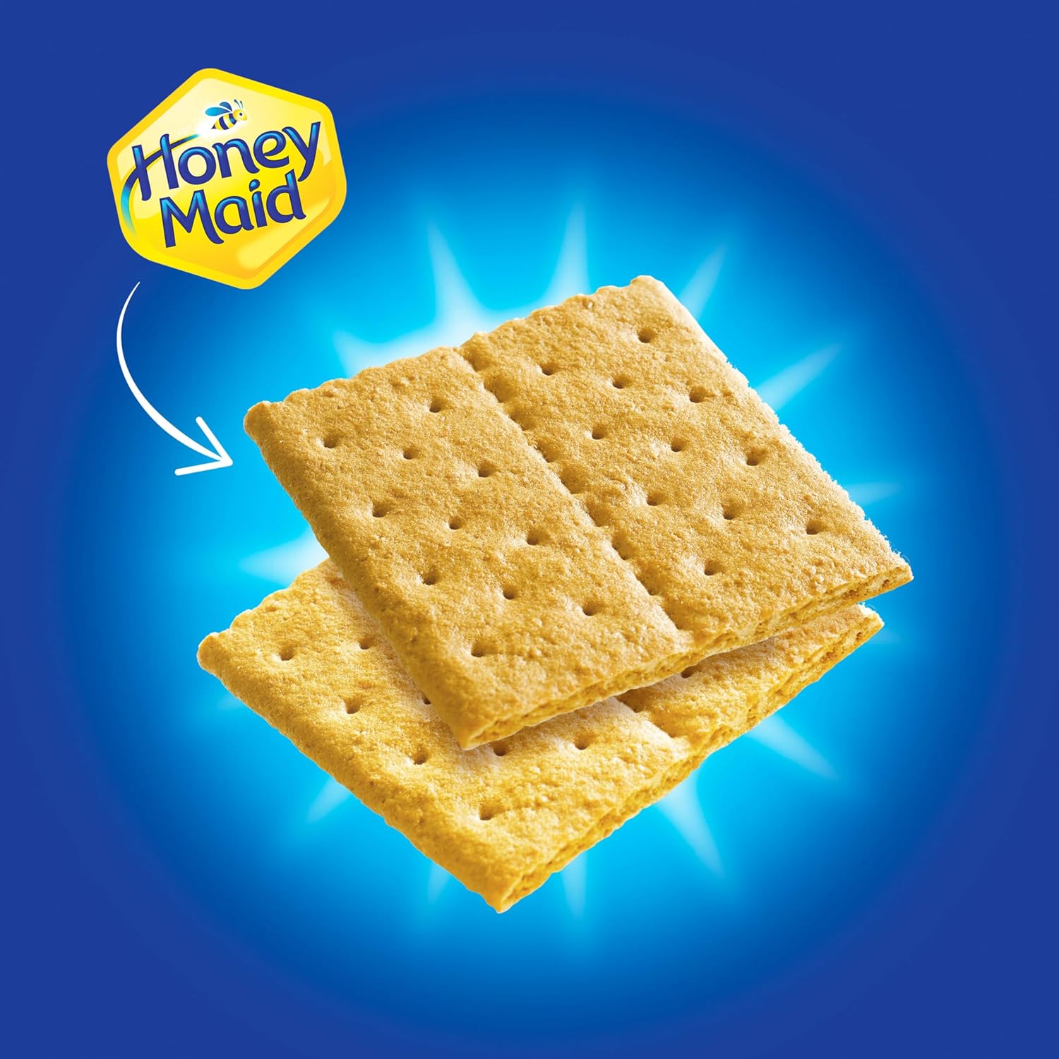 square-shaped crackers with a crunchy bite