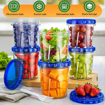 stackable form factor with 3.6" l x 4.4" w x 4" h footprint for tight freezer and pantry spaces