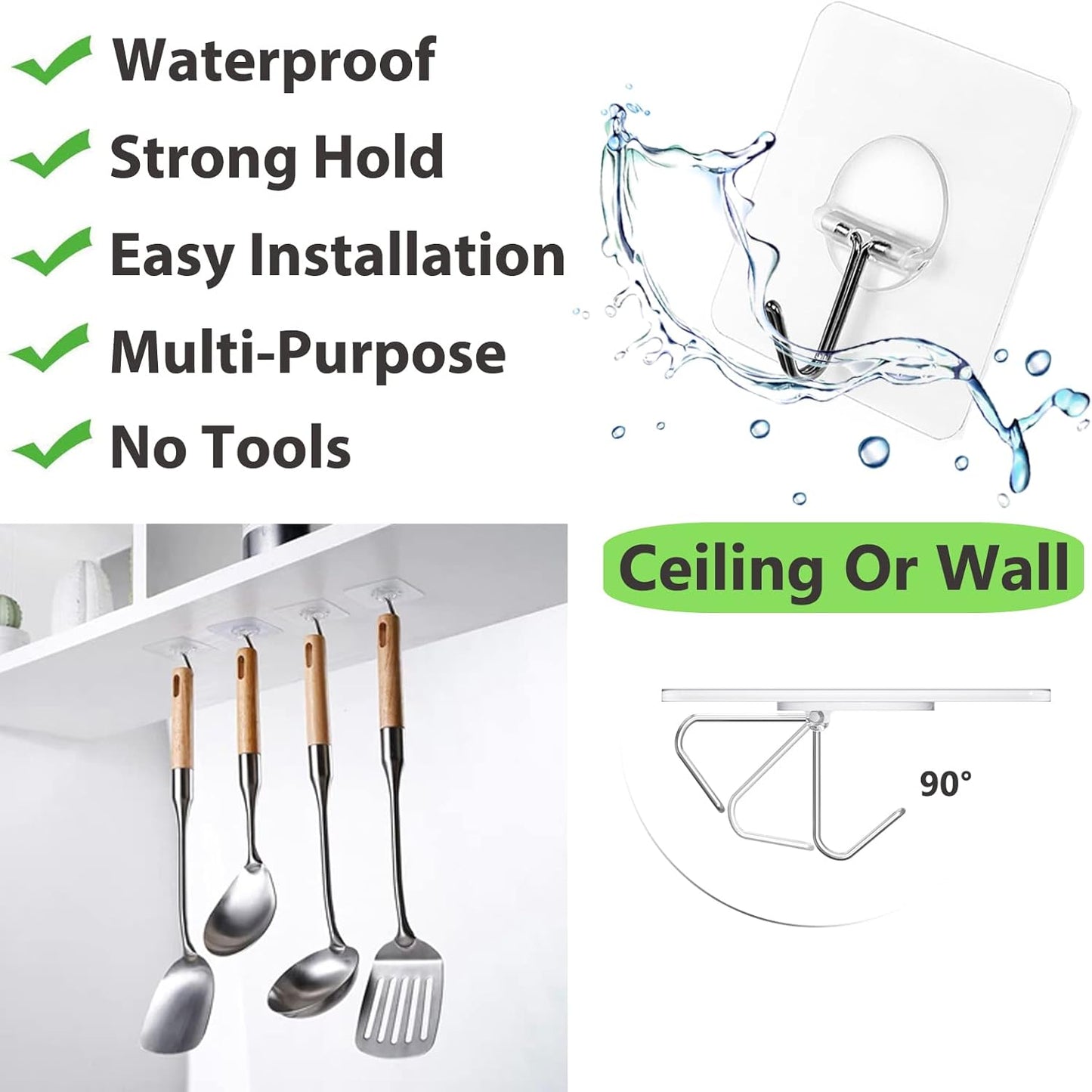 stainless steel and polycarbonate construction that is rustproof and waterproof