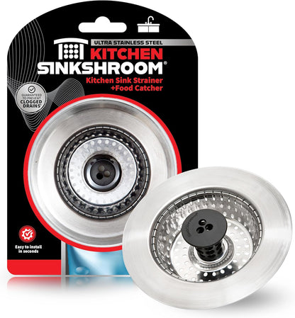 stainless steel body with rust-resistant finish in chrome gray or matte black