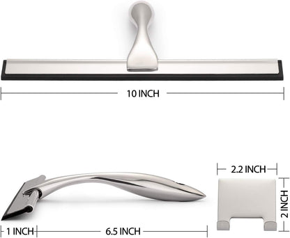 stainless steel ergonomic handle that is lightweight and corrosion-resistant