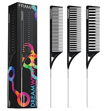 FRAMAR Dreamweaver Foiling Combs – Holiday Gift for Cosmetology Students and Salon Pros
