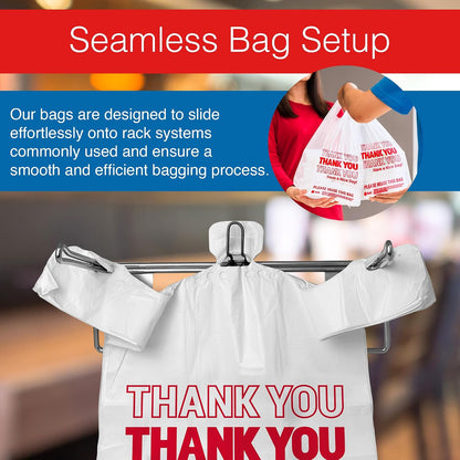 standard 11.5" x 6.5" x 21" t-shirt bag dimensions