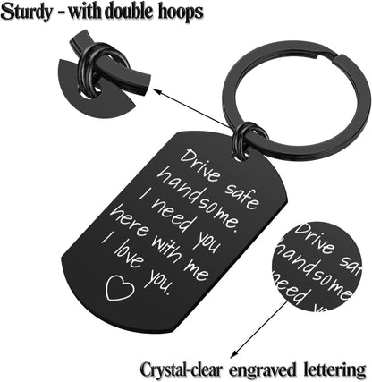 standard keyring attachment for easy clipping to car or house keys