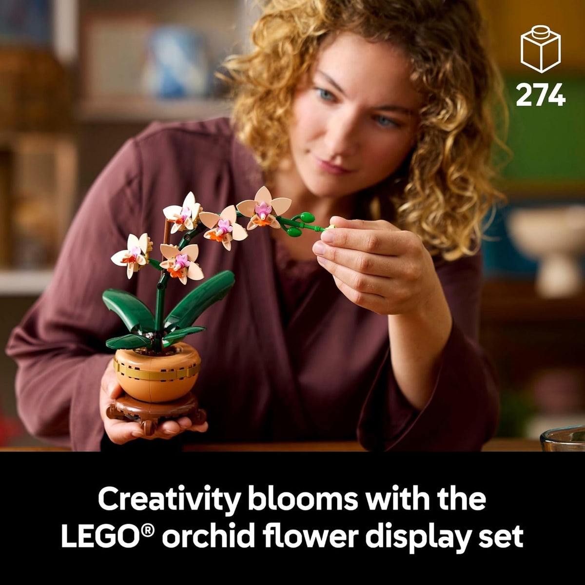 stands over 10 in. (25 cm) tall — sized as a table or desk centerpiece