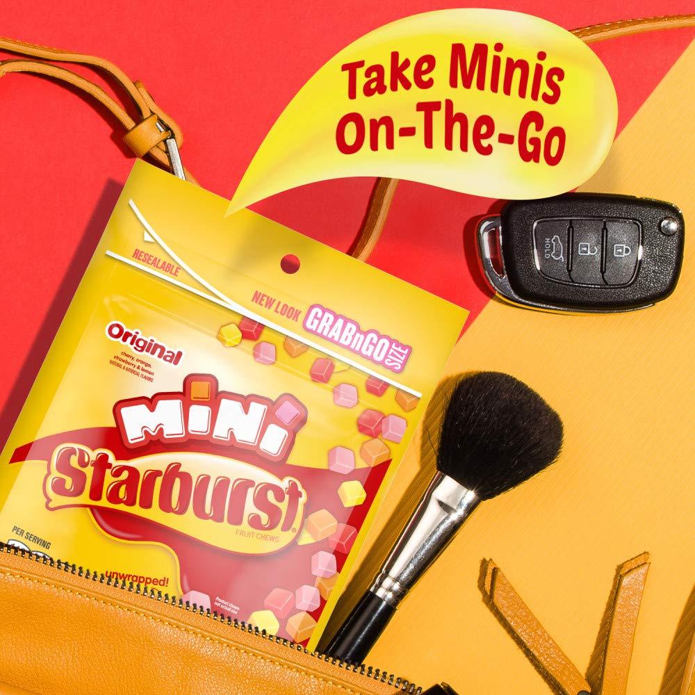 STARBURST Original Minis Chewy Candy – Theme Park & Festival Snack, Bulk Mini Chews for On-the-Go