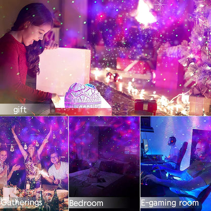 Starlux Dinosaur Egg Galaxy Projector – Unique Birthday Gift for Her, Bedroom Night Light with Bluetooth Speaker