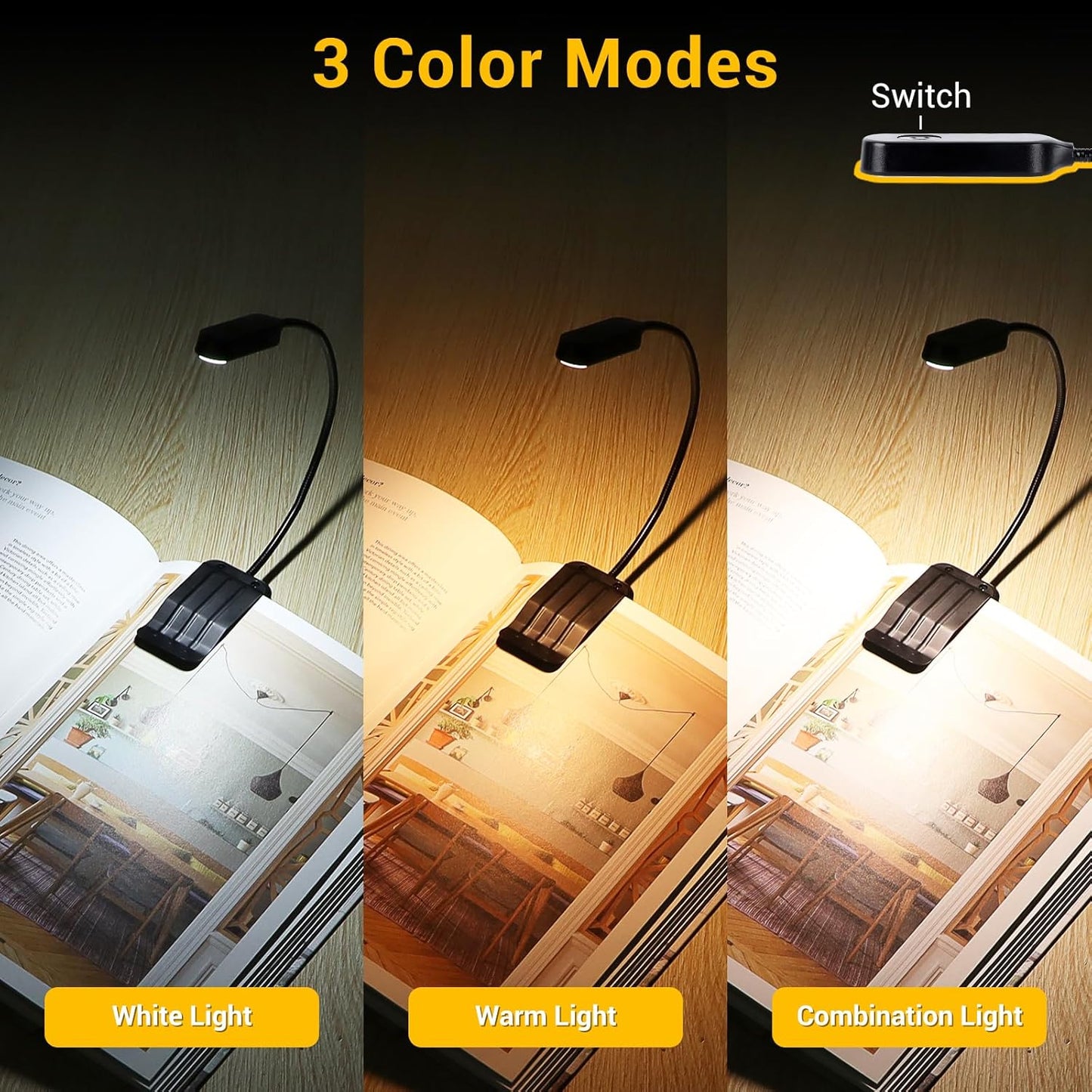 stepless dimming from 10% to 100% via long-press touch button