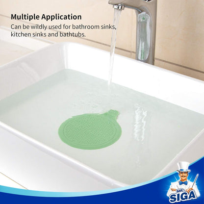 storage-friendly design that adheres to smooth flat surfaces (tile, glass) when not in use