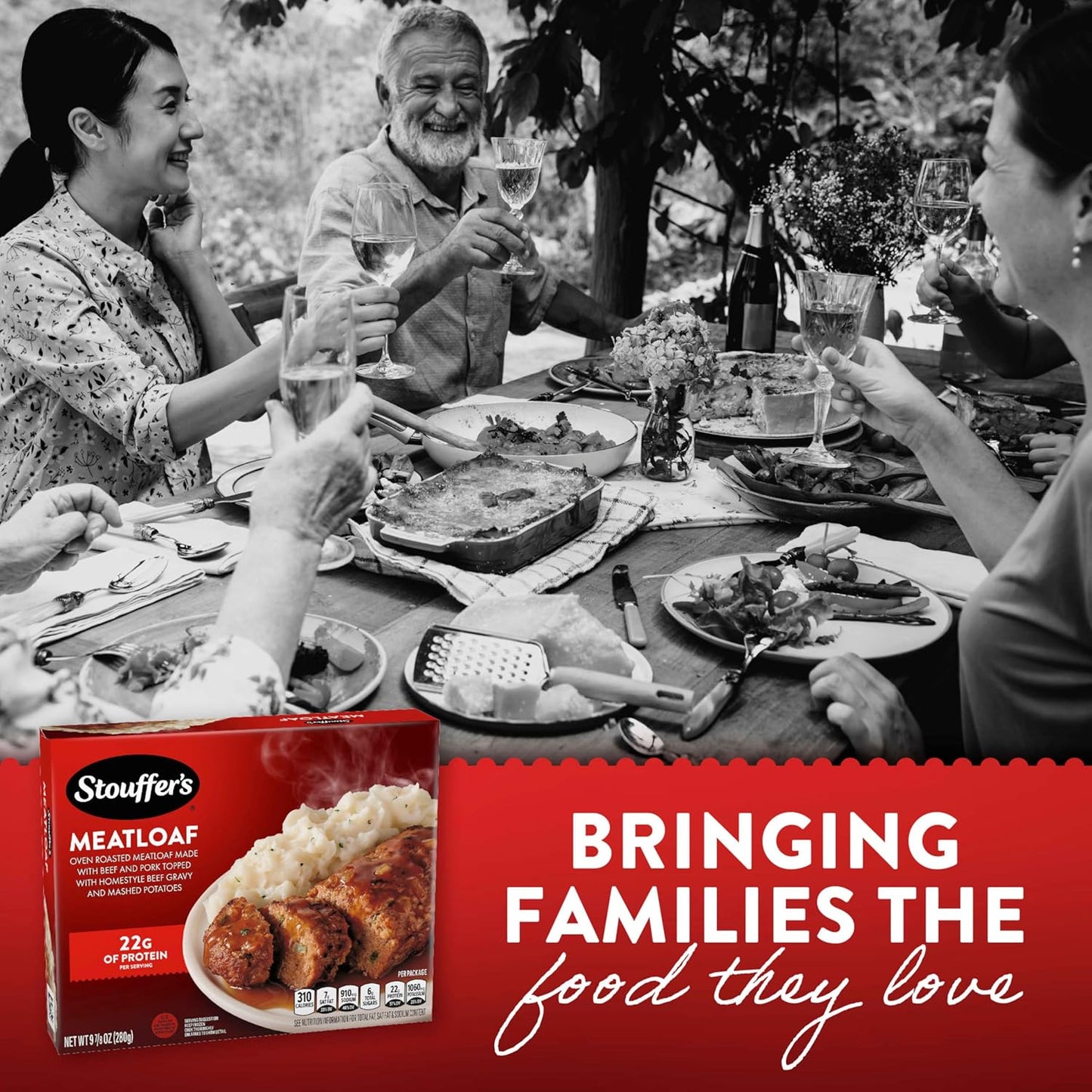 Stouffer's Classic Meatloaf Single Serve – Nostalgic Frozen Dinner for One Person Relaxation Rituals