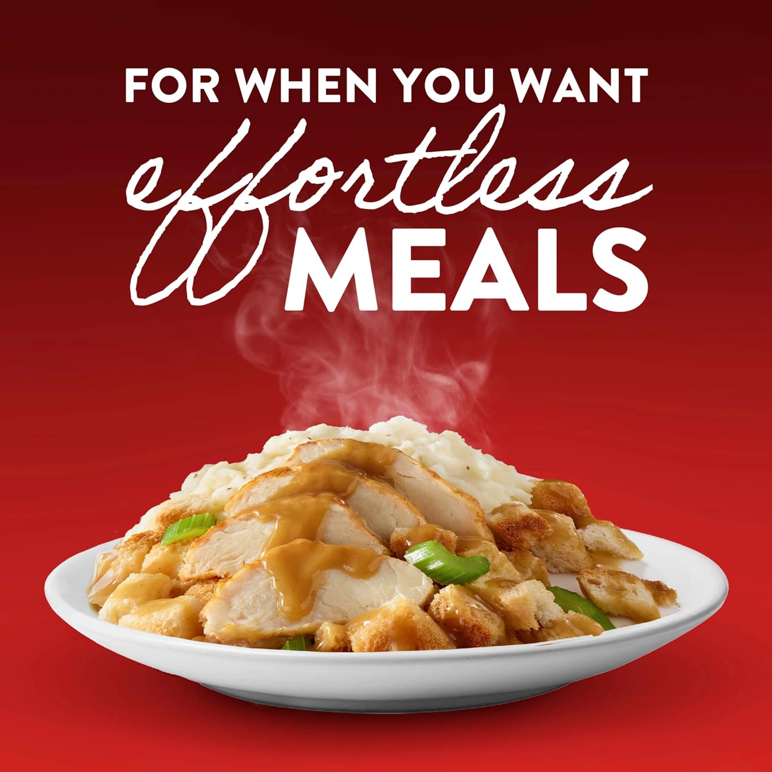 Stouffer's Frozen Turkey Meal – Convenient Single-Serve Dinner for Small Households, Stuffing and Mashed Potatoes