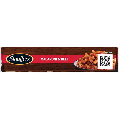 Stouffer's Macaroni and Beef Single Serve Frozen Pasta Nourishing Microwave Dinner for Self-Care Nights In
