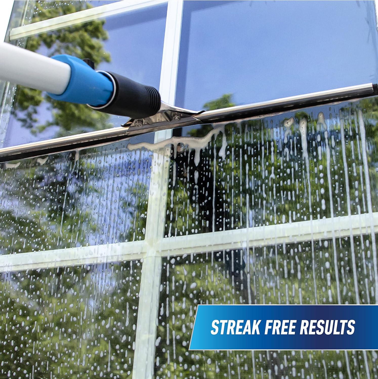 streak-free cleaning technology that leaves no foam, film, or residue