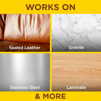 streak-free, residue-free, and dust-free finish