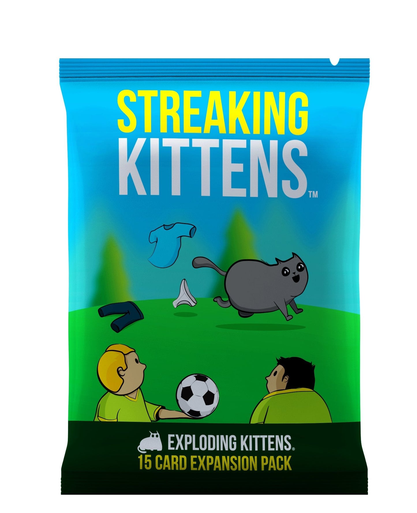 Streaking Kittens Expansion Set - A Russian Roulette Card Game for Adults, Teens &amp;amp; Kids, Easy Family-Friendly Party Games - 15 Card Add-on