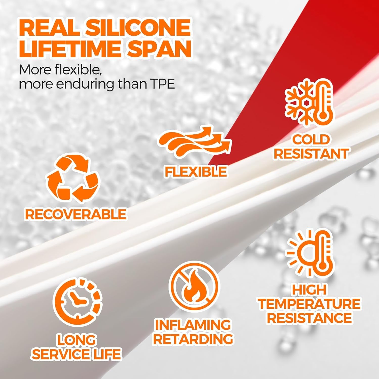 strong adhesive backing that maintains bond over time on smooth surfaces