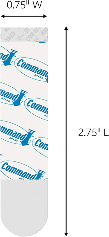 strong adhesive compatible with painted walls, finished wood, glass, tile, and metal