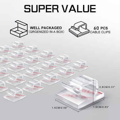 strong double-sided self-adhesive backing requiring no tools or drilling