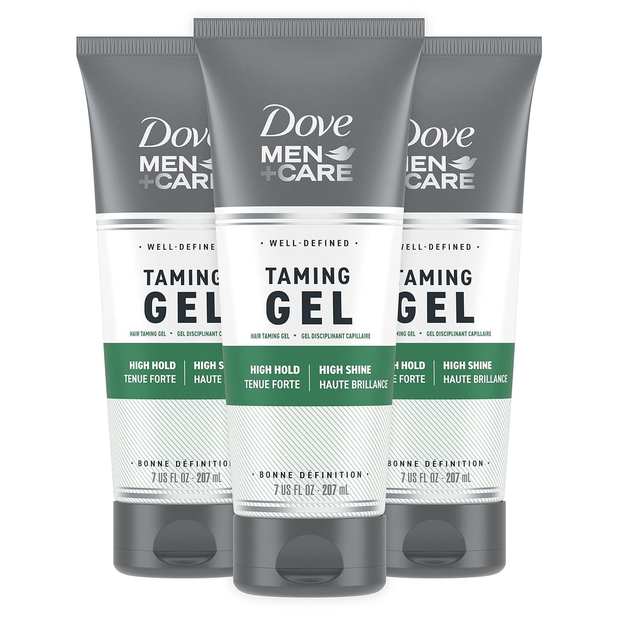 strong-hold styling gel formula for controlled wet-look styles