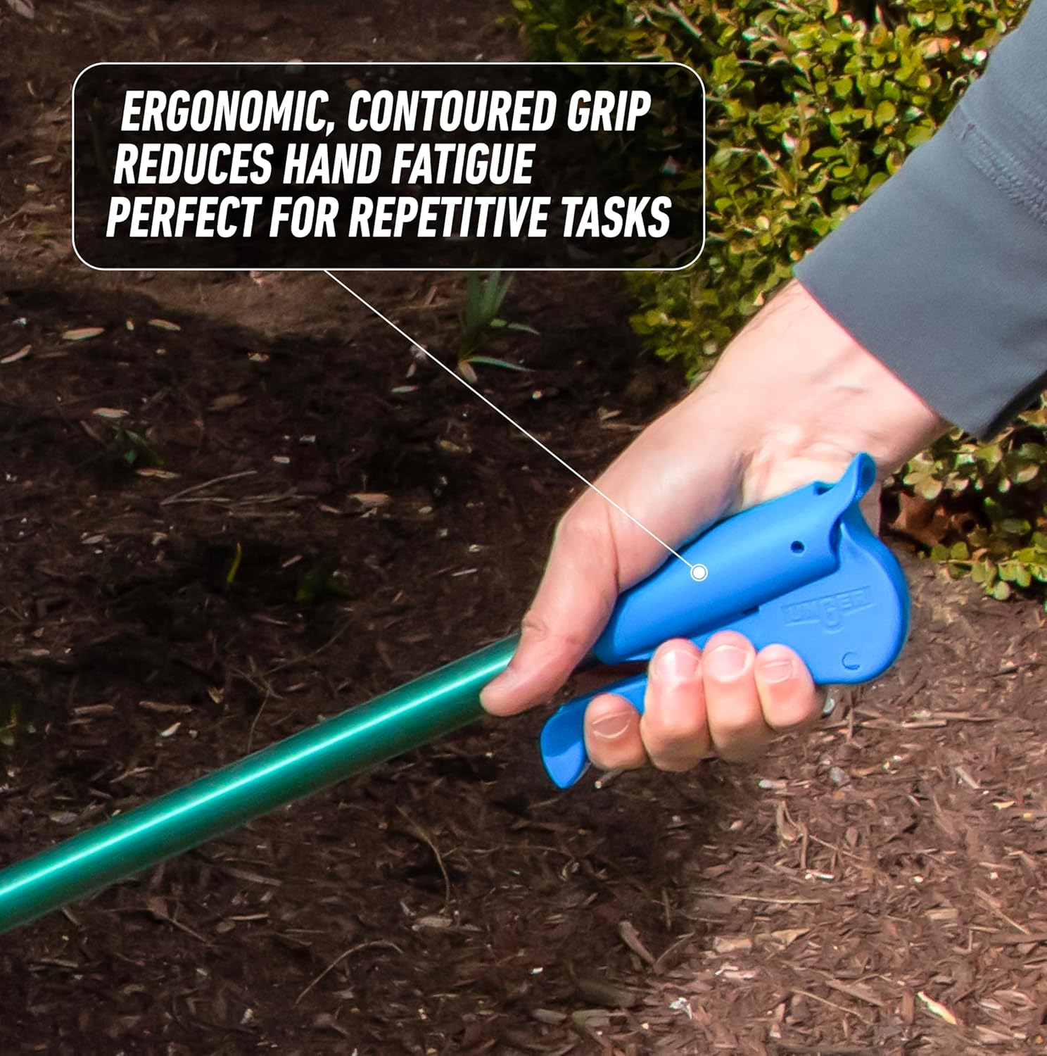 strong metal jaws with rubber anti-slip pinchers for damage-free gripping