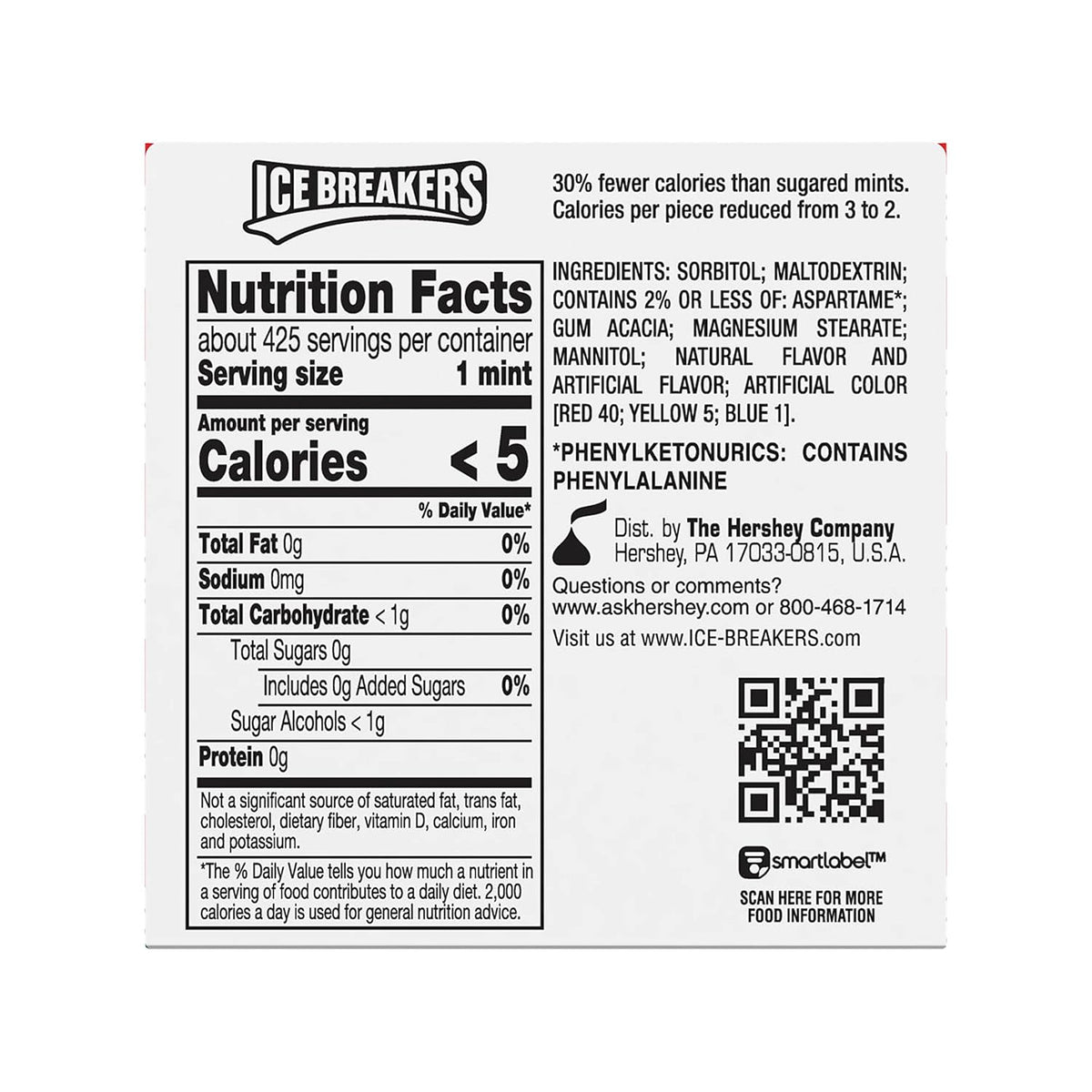 sugar-free hard mints