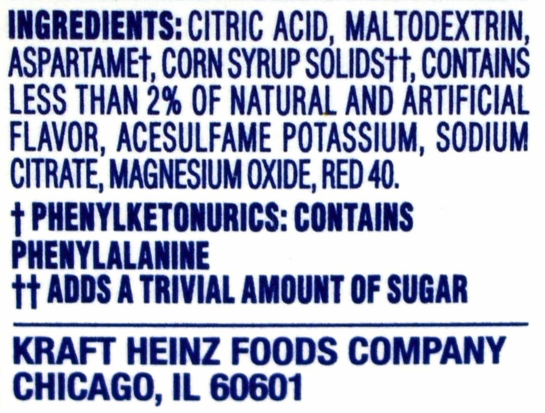 sugar-free strawberry watermelon flavor formula