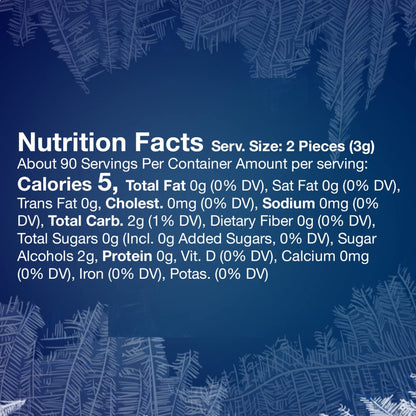 sugar-free winterfrost mint formula