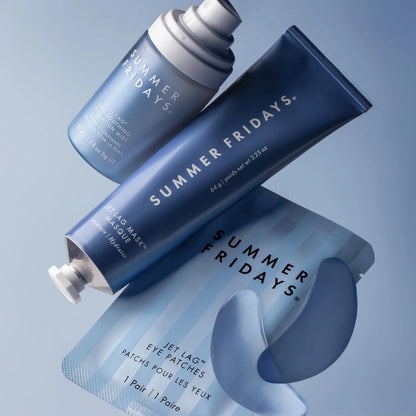 Summer Fridays Jet Lag Under Eye Patches – Pre-Meeting Confidence Boost, Smoothing Hydrogel for Concealer Prep