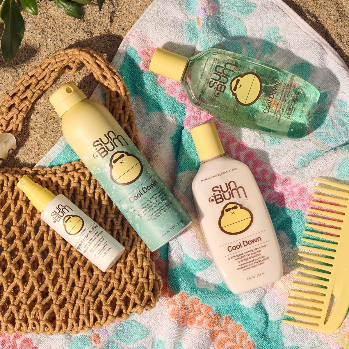 Sun Bum After-Sun Hydration Lotion – Calming Aloe Vera & Cocoa Butter for Sensitive Skin