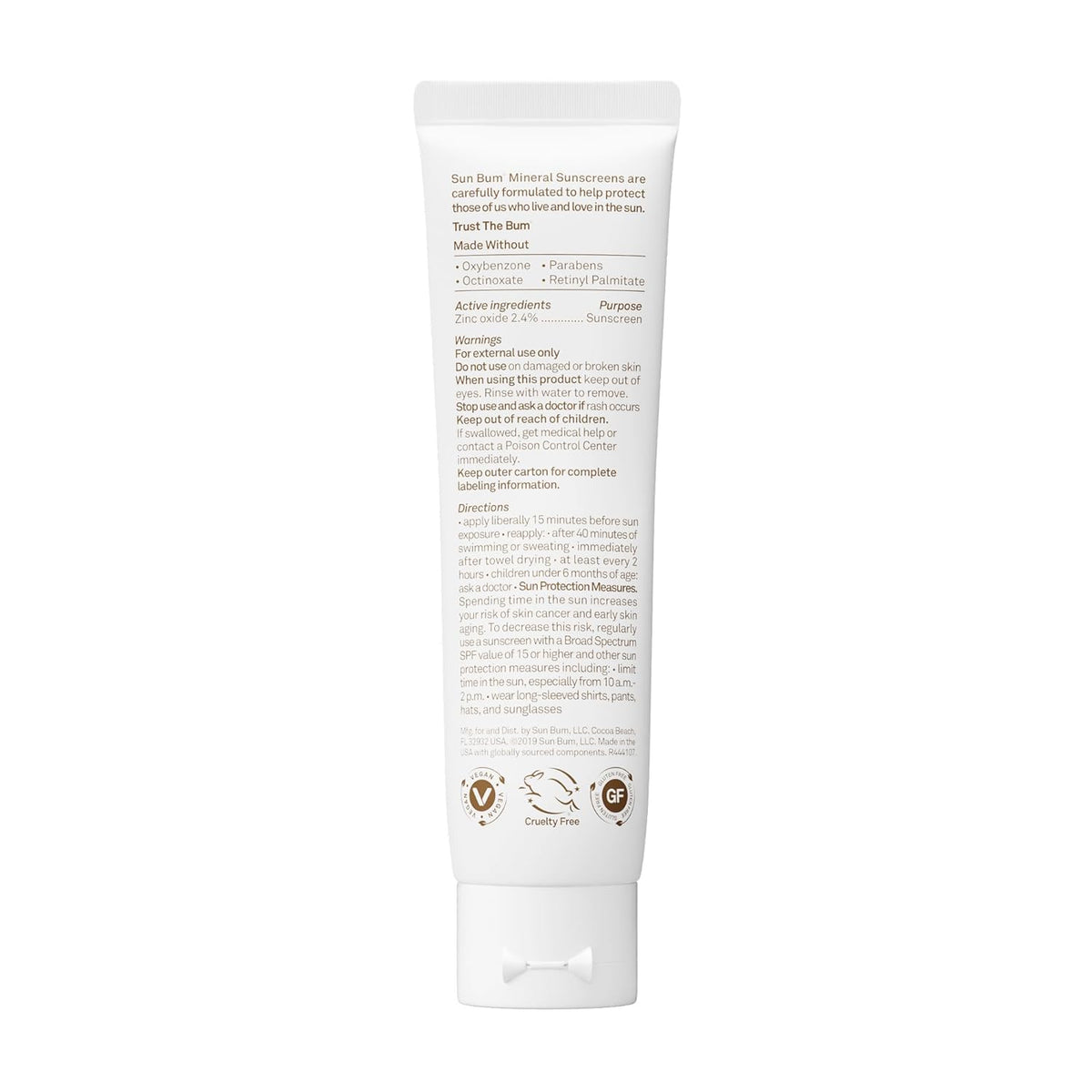 Sun Bum Reef-Safe Face Sunscreen SPF 30 – Waterproof Primer for Outdoor Activities & Travel