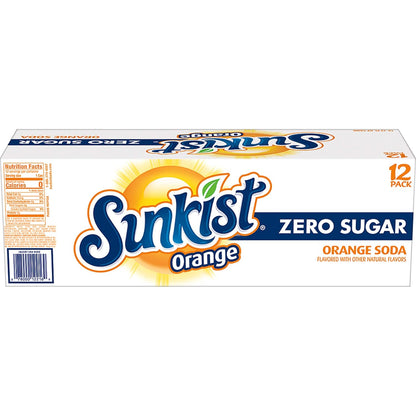 Sunkist Zero Sugar Orange Soda – Mindful Sipping Choice for Sugar-Aware Wellness Routines