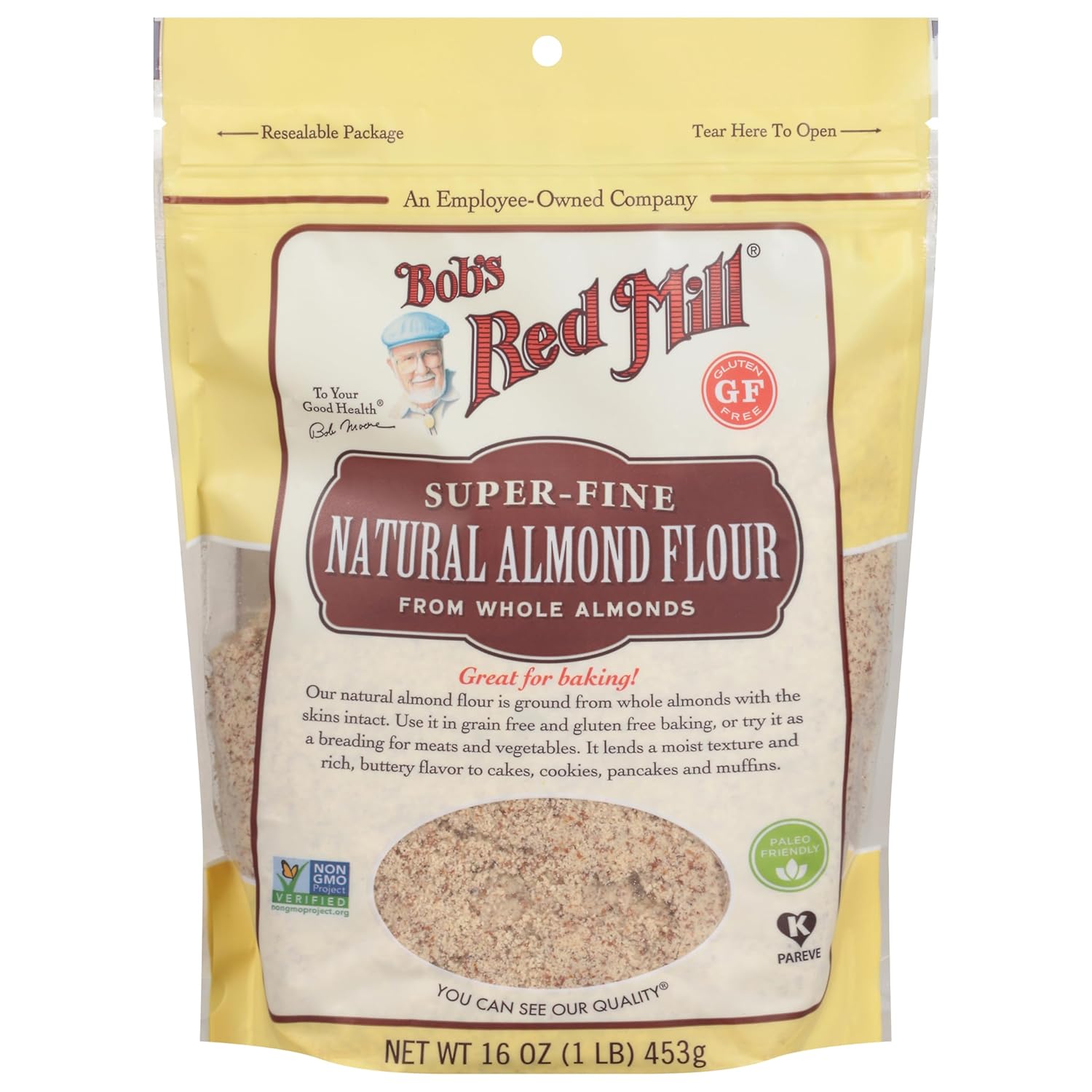super-fine grind for smooth batter and tender baked crumb