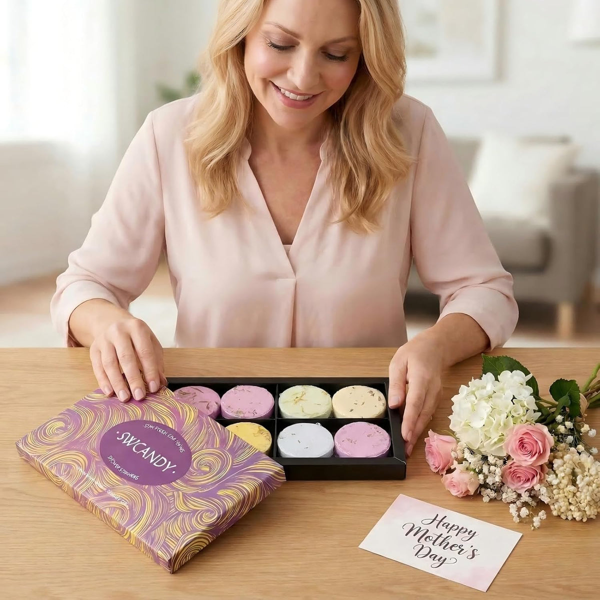 SWCANDY Shower Steamers – Essential Oil Aromatherapy Tablets for Yoga Room and Meditation Space